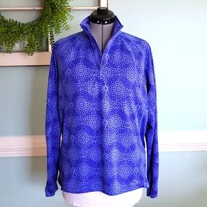 LL Bean Pullover Shirt Long Sleeve Sun Protection Size Large